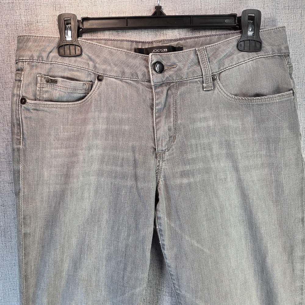 Joe's Jeans Women's 30 Keira Grey Honey Bootcut Flare Curvy Boho Stretch‎
